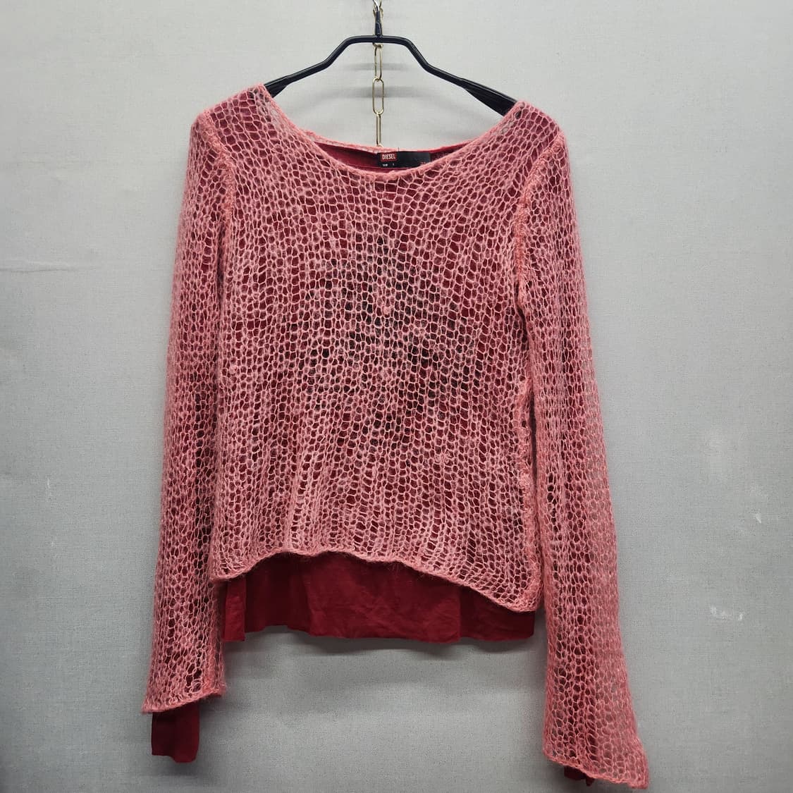 디젤 Y2K 디자인 빈티지 모헤어 니트 S(S) 상품이미지1