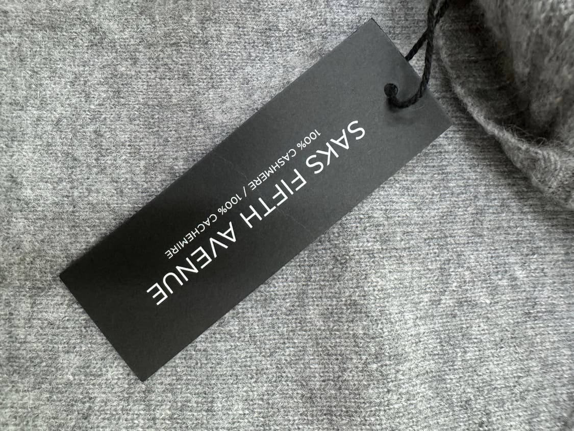 saks fifth avenue 100%캐시미어 사이드슬릿 터틀넥니트 상품이미지4