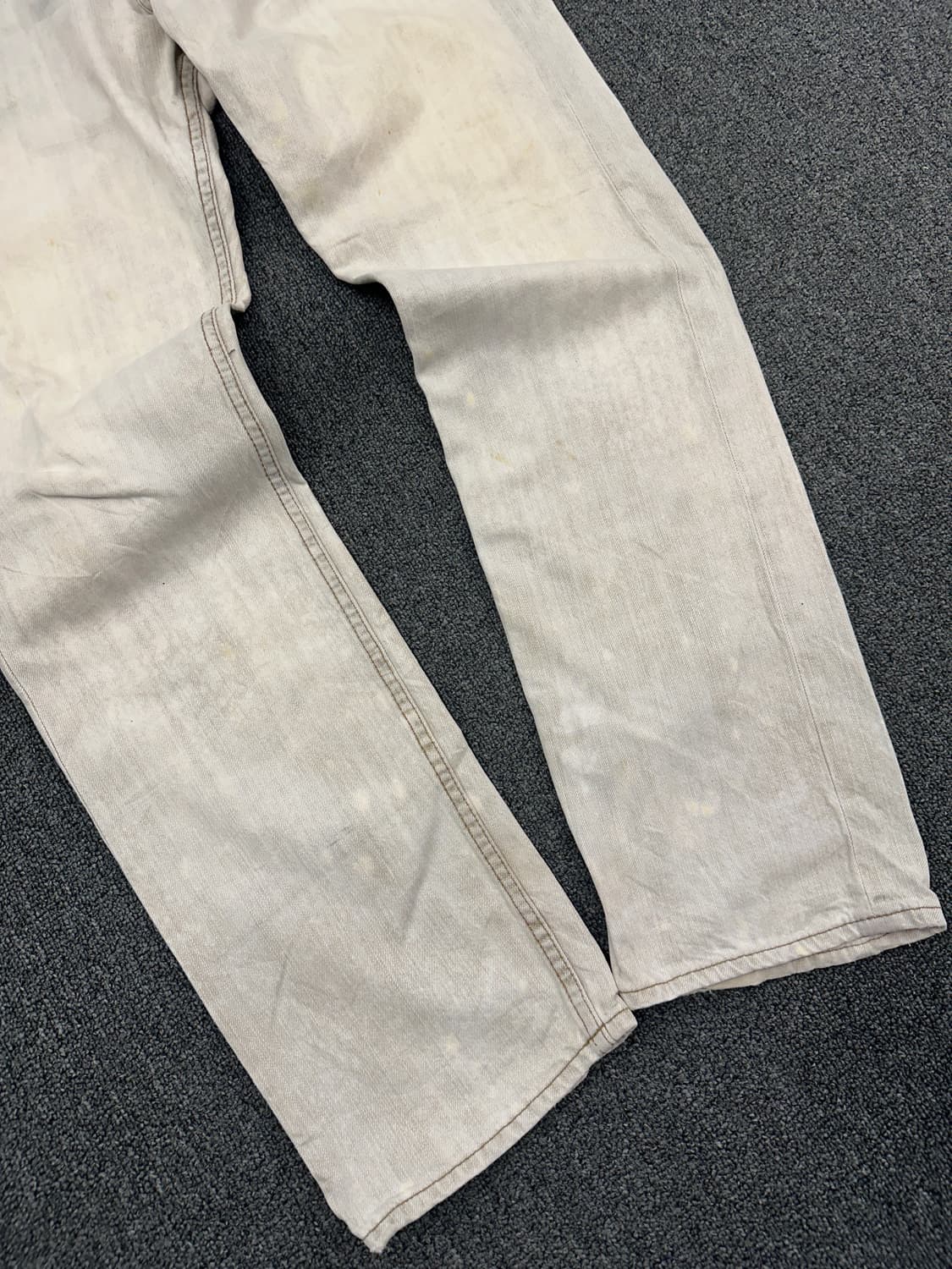 35) 재패니즈 빈티지 웨스턴 크림 데님팬츠 상품이미지7