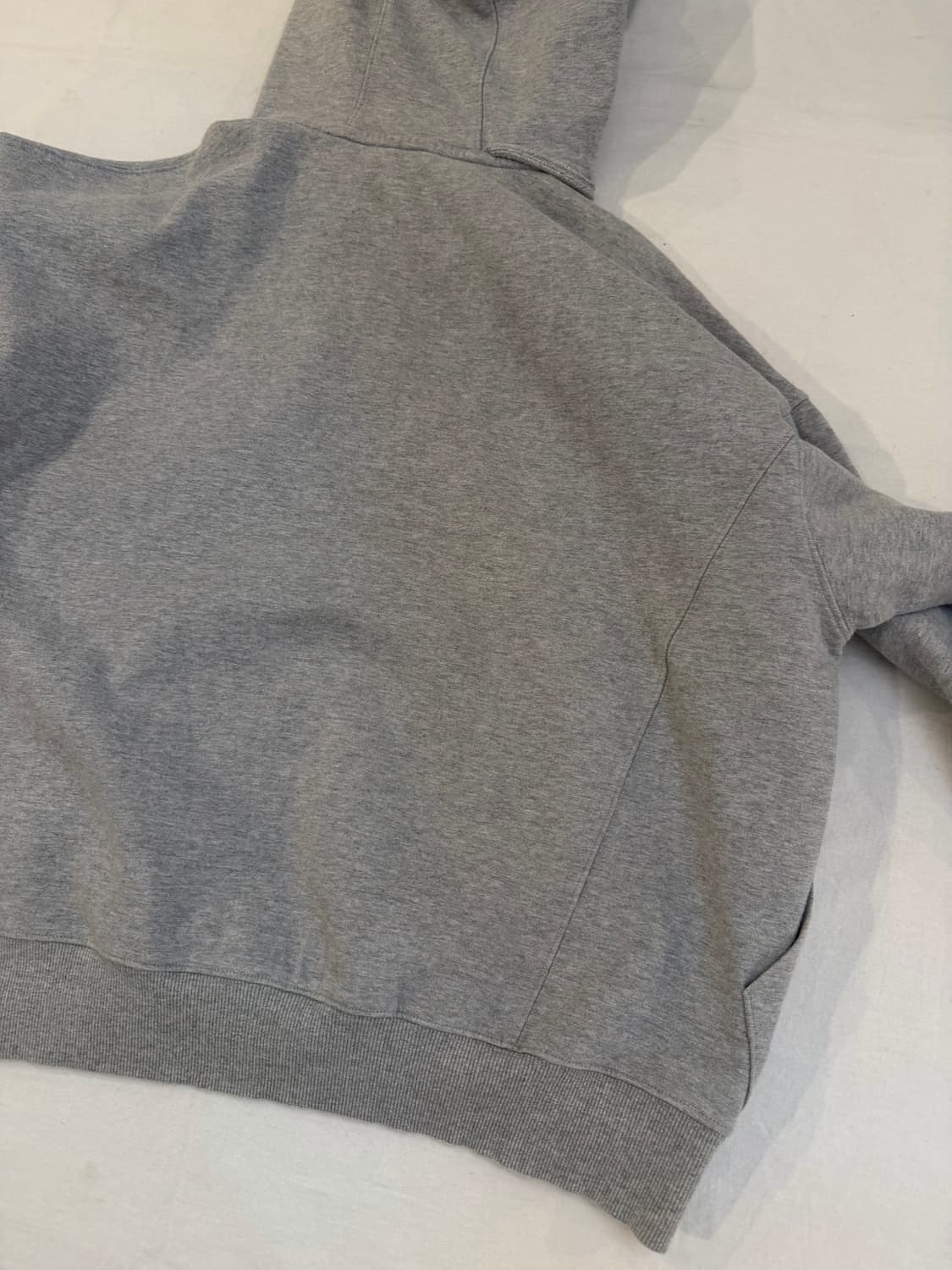 아더에러 19ss 비대칭 썬더 후드티 그레이 상품이미지4