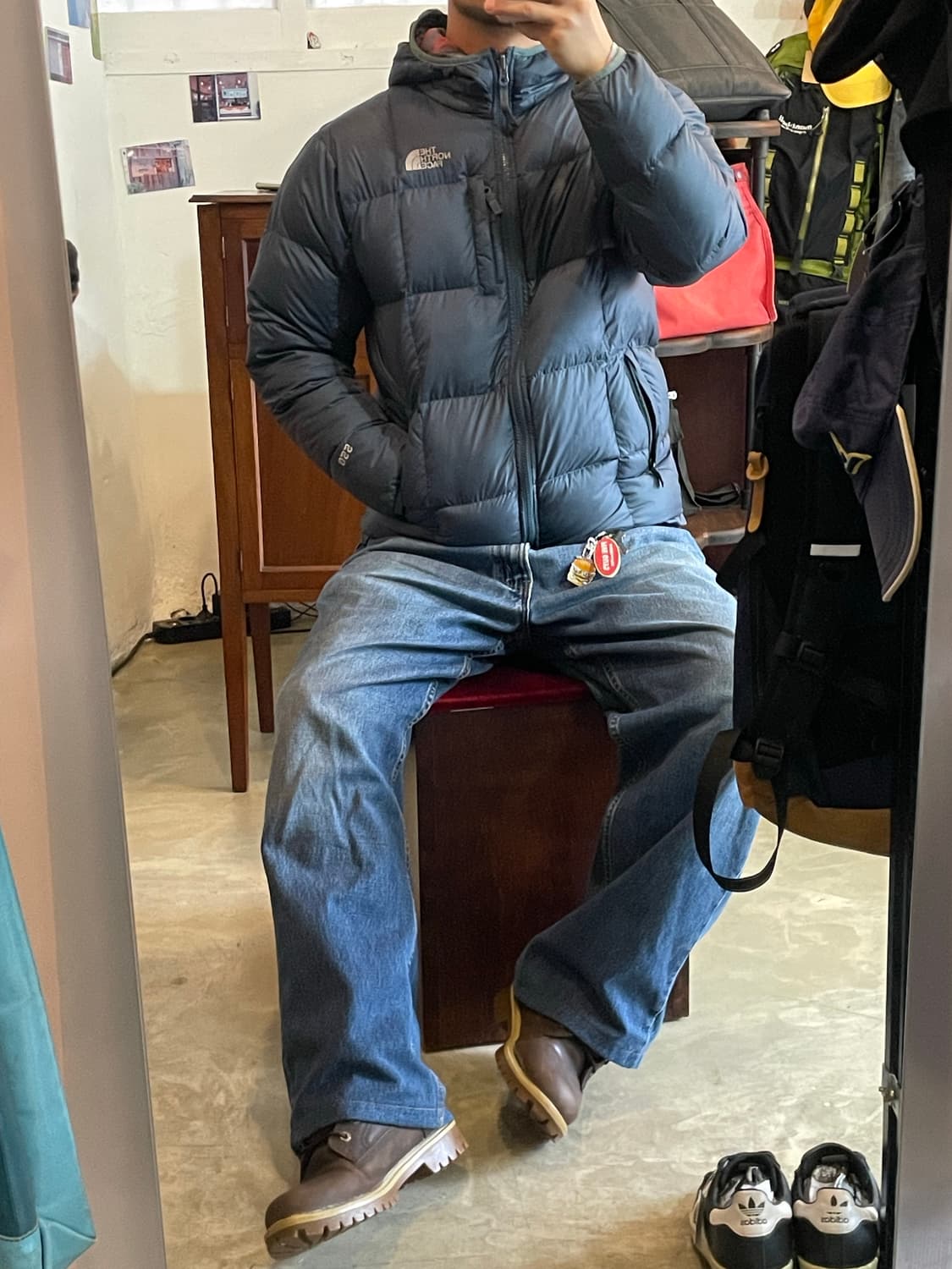 노스페이스 550 리버시블 패딩 XL 상품이미지3