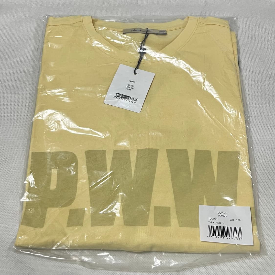 [L]팔로마울 Donde 티셔츠/옐로우 상품이미지4