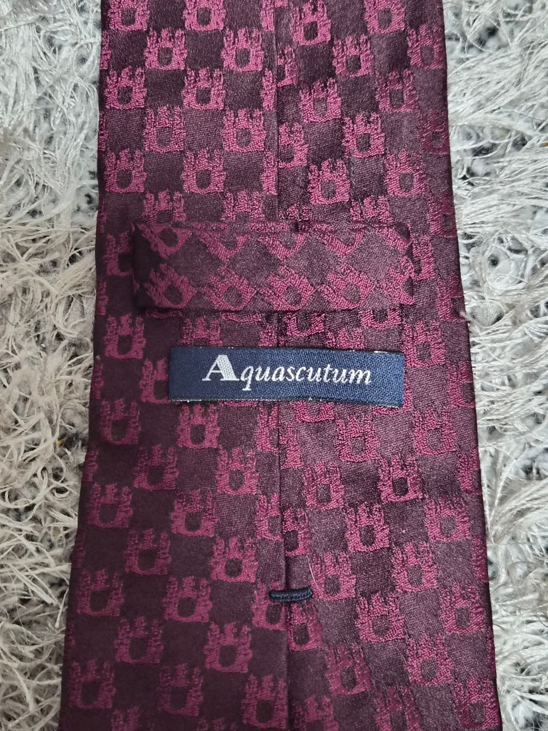 아쿠아스큐텀Aquascutum 패턴 넥타이 Free - N23 상품이미지6