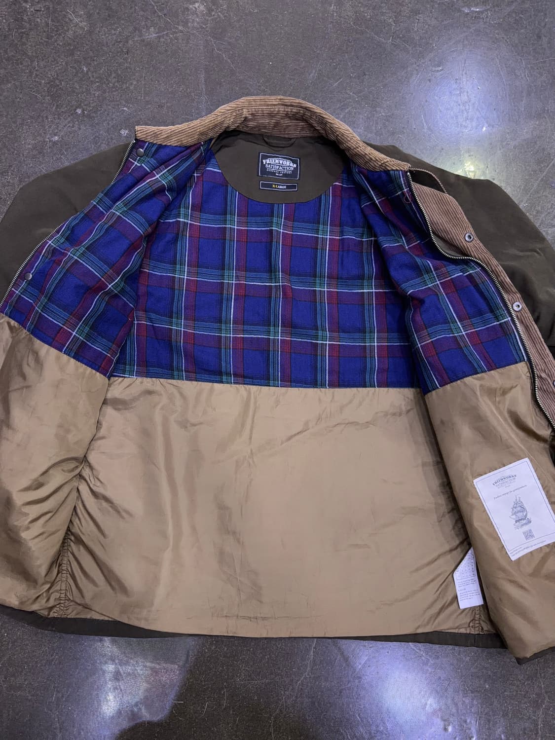 프리즘웍스 로얄헌팅 자켓 002 올리브 XL 상품이미지9