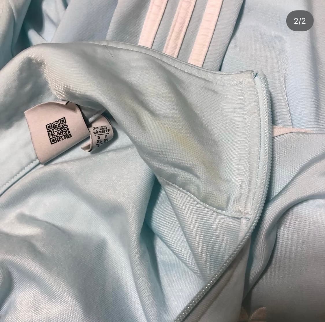 빈티지 아디다스 하늘 져지 상품이미지2