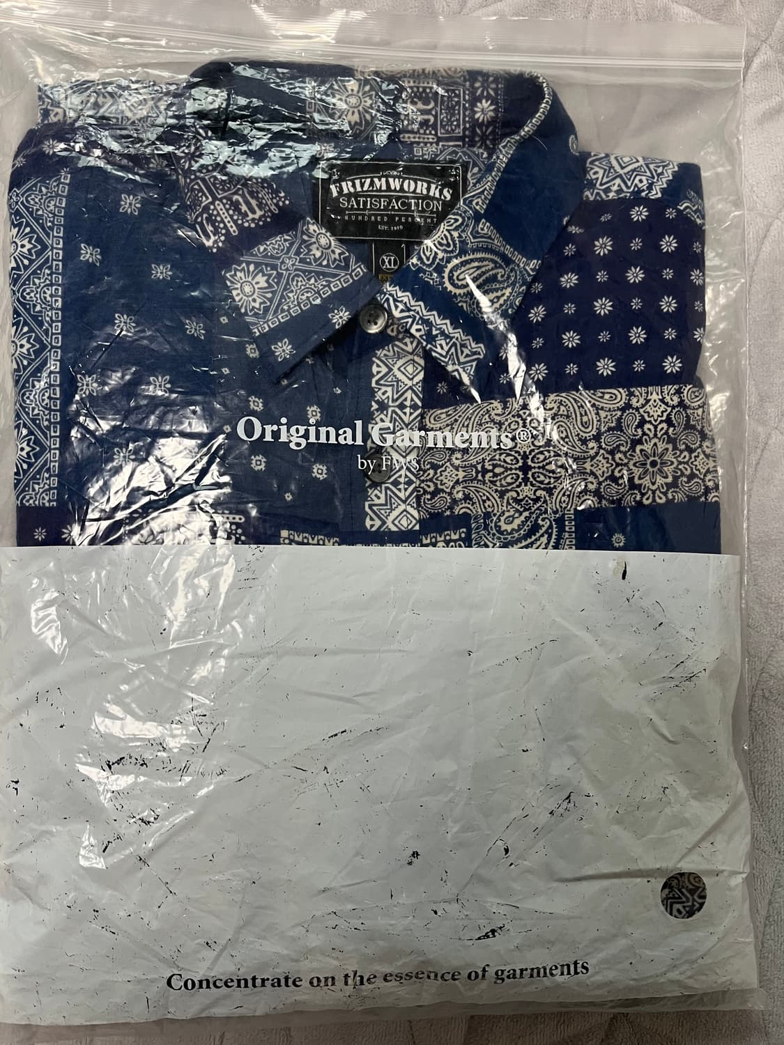 프리즘웍스 반다나 페이즐리 셔츠 XL 상품이미지2