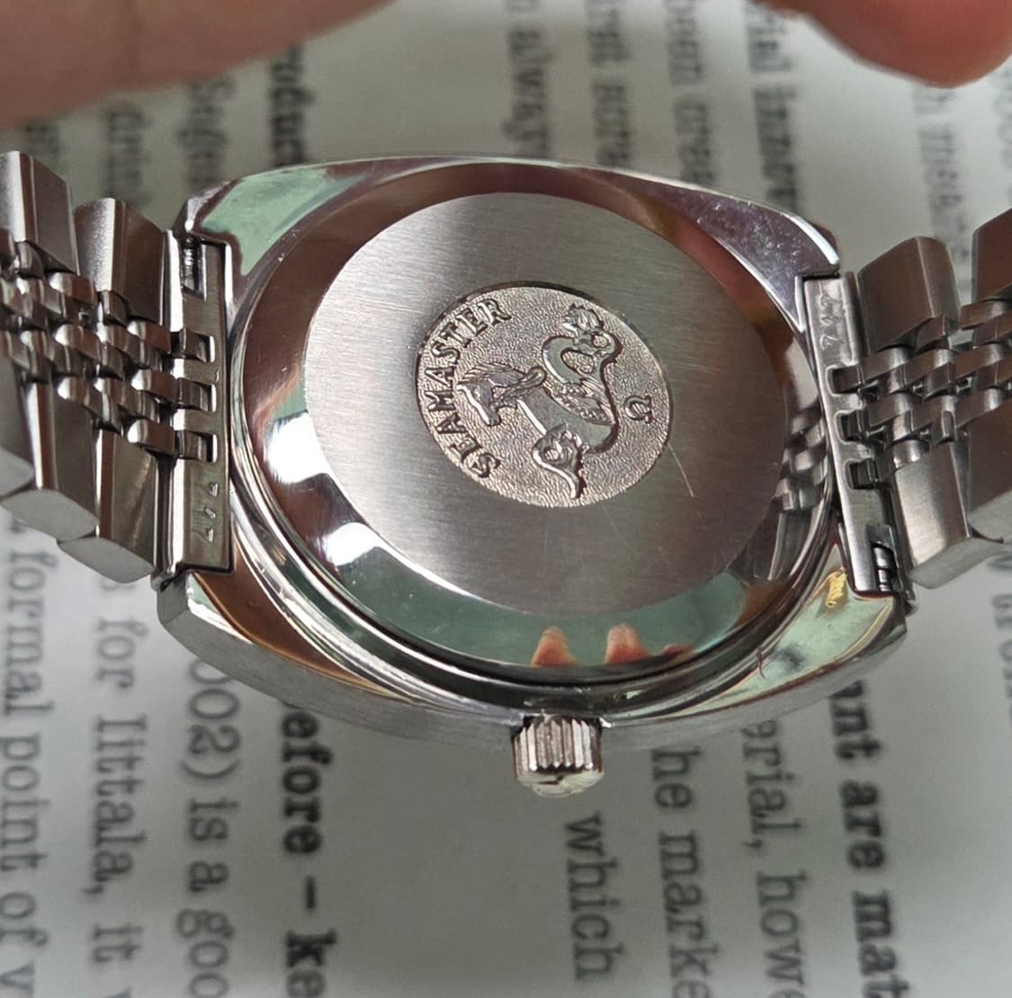 빈티지 오메가 씨마스터 테레비 데이데이트 순정 실버판 (일자형 브슬 ve 상품이미지7