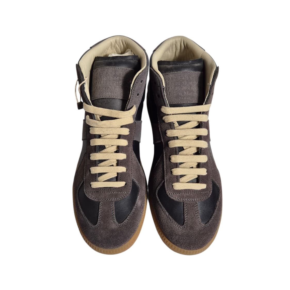250-255) 메종 마르지엘라 레플리카 하이탑 블랙/다크그레이 상품이미지5