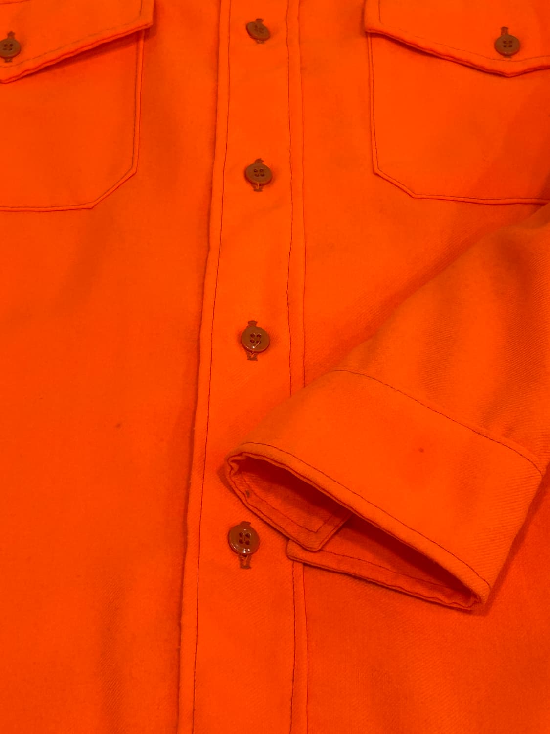 엘엘빈 L.L.Bean 오렌지 플란넬 포켓 셔츠 남성 ML 상품이미지7