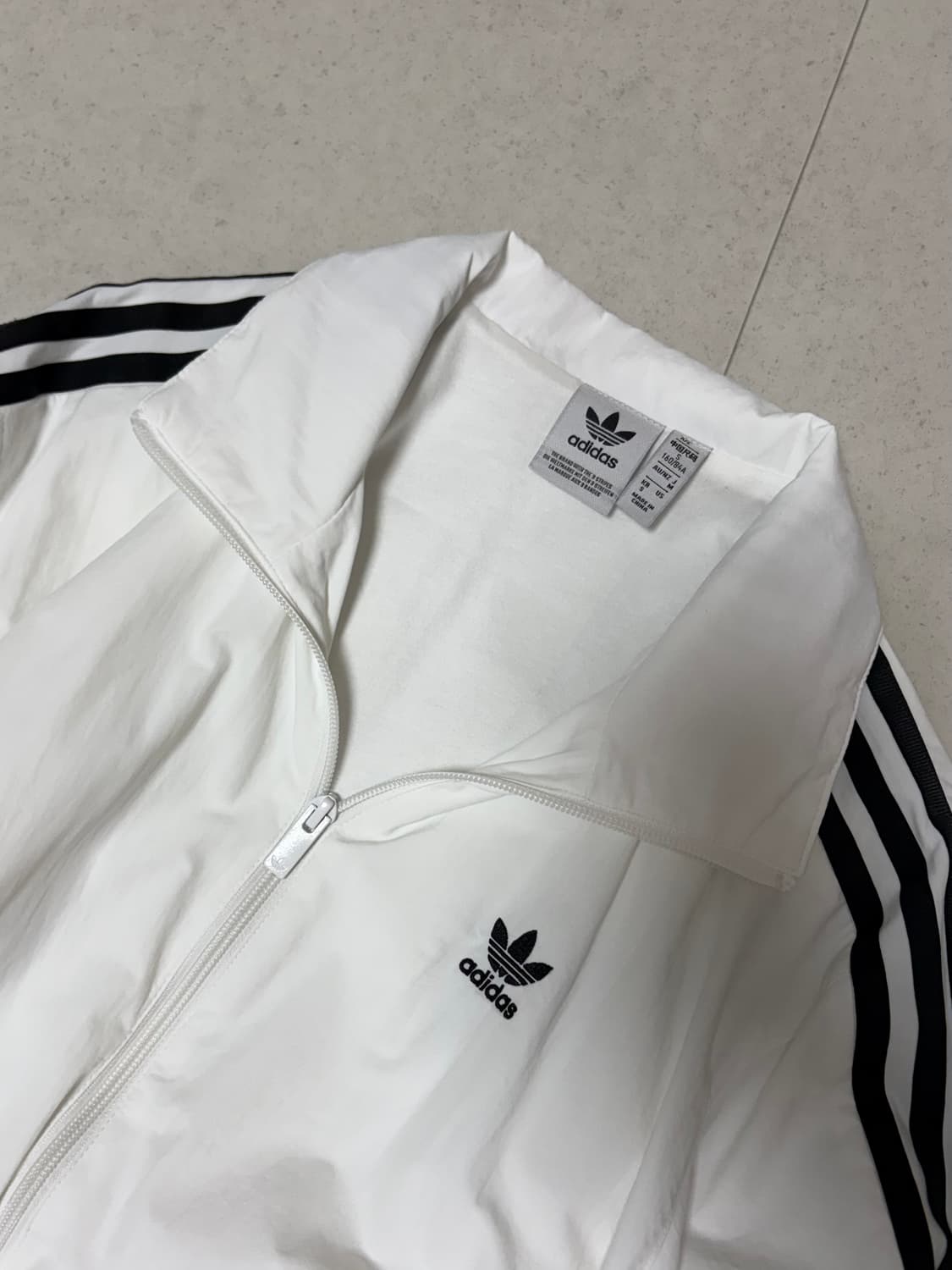 아디다스 우븐 트랙탑 화이트 상품이미지2