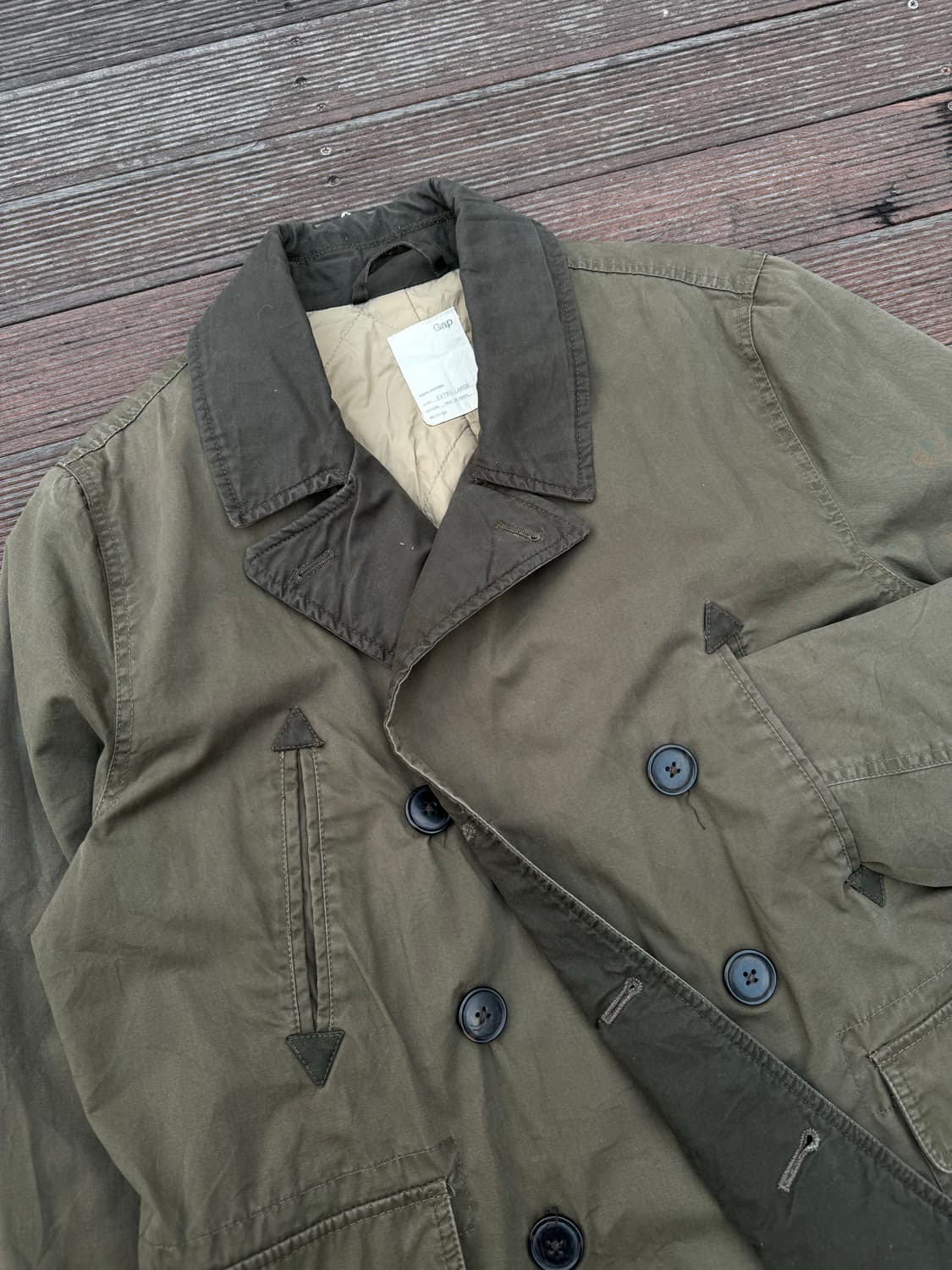 90s 갭 더블 매키노 자켓  상품이미지2