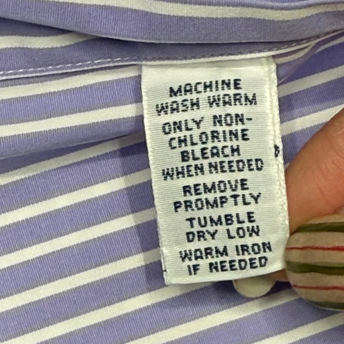 [M] 폴로 랄프로렌 연보라 스트라이프 셔츠 상품이미지6