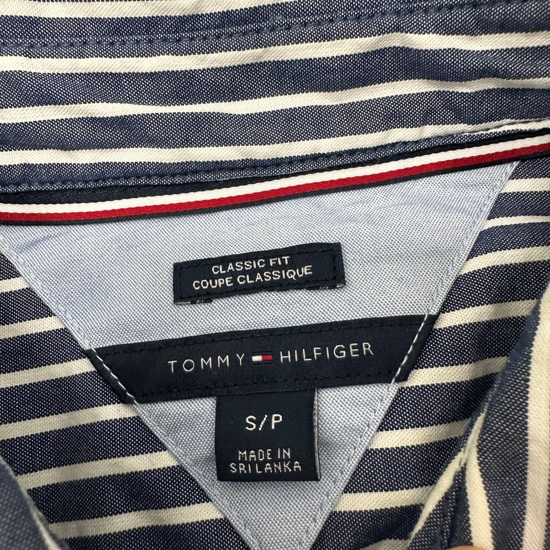 타미힐피거 여성 스트라이프 셔츠 S 상품이미지3