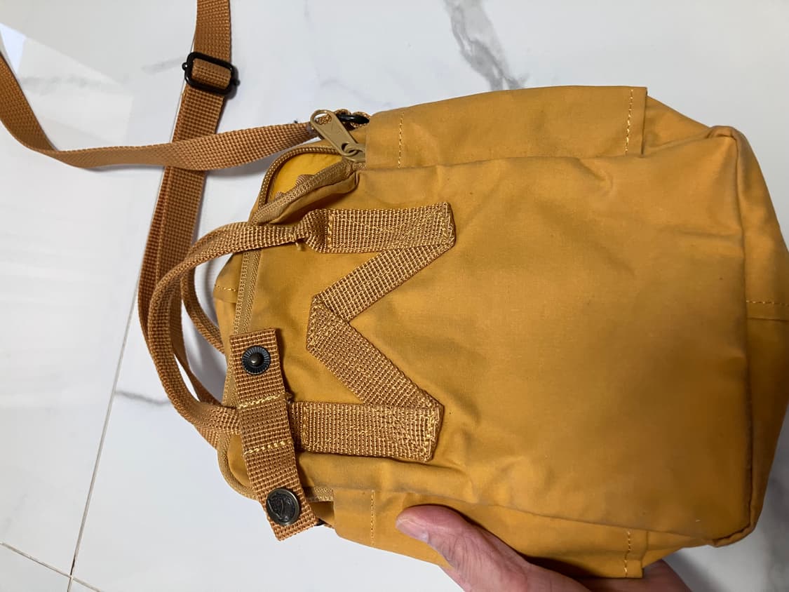 피엘라벤 칸켄 미니 크로스백 숄더 슬링백 겨자색 옐로우 거의 새거 상품이미지3