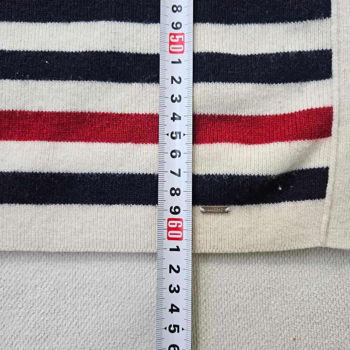 90 헤지스 여성 스트라이프 니트 0317Y 상품이미지6