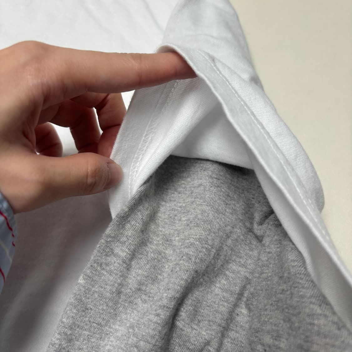 wondervisitor 레이어드 긴팔티 상품이미지4