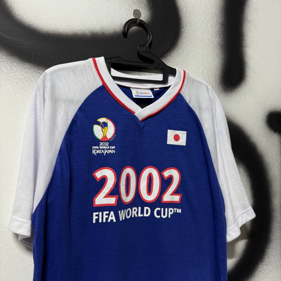 2002 한일 월드컵 배색 일본 기념 반팔 티셔츠 상품이미지3