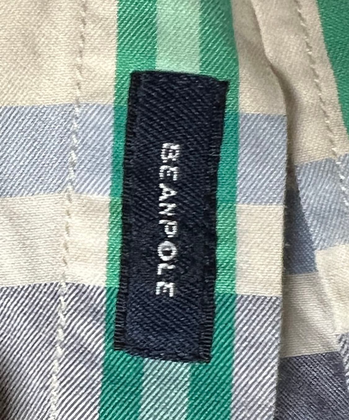 BEANPOLE 빈폴 남자 체크 버튼다운 반팔셔츠 캐주얼 XXL 110 상품이미지5