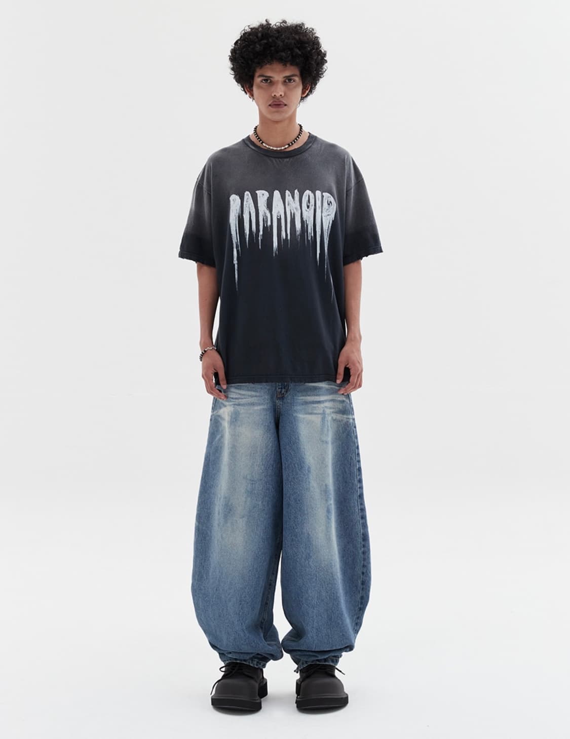 DNSR 어썸 배기 데님팬츠 블루 L 상품이미지3