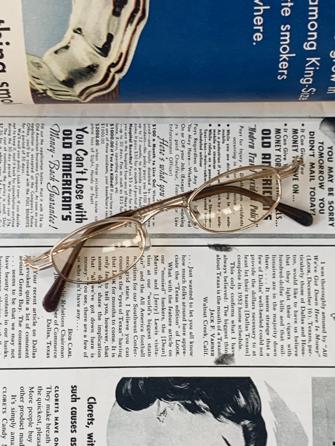 [픽키-598] 추천🏆골드 메탈 사각 안경테 클래식 데드스탁 상품이미지1