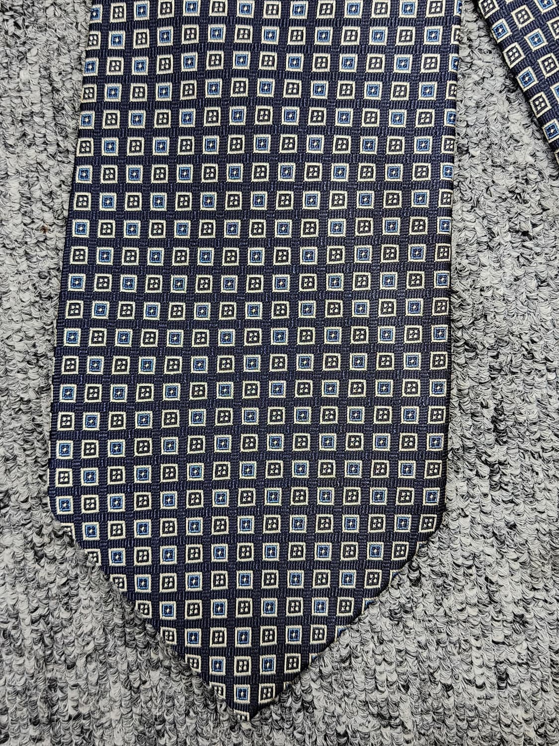 빈티지 폴로 랄프로렌 메이드인 이탈리아 패턴 실크 넥타이 상품이미지2