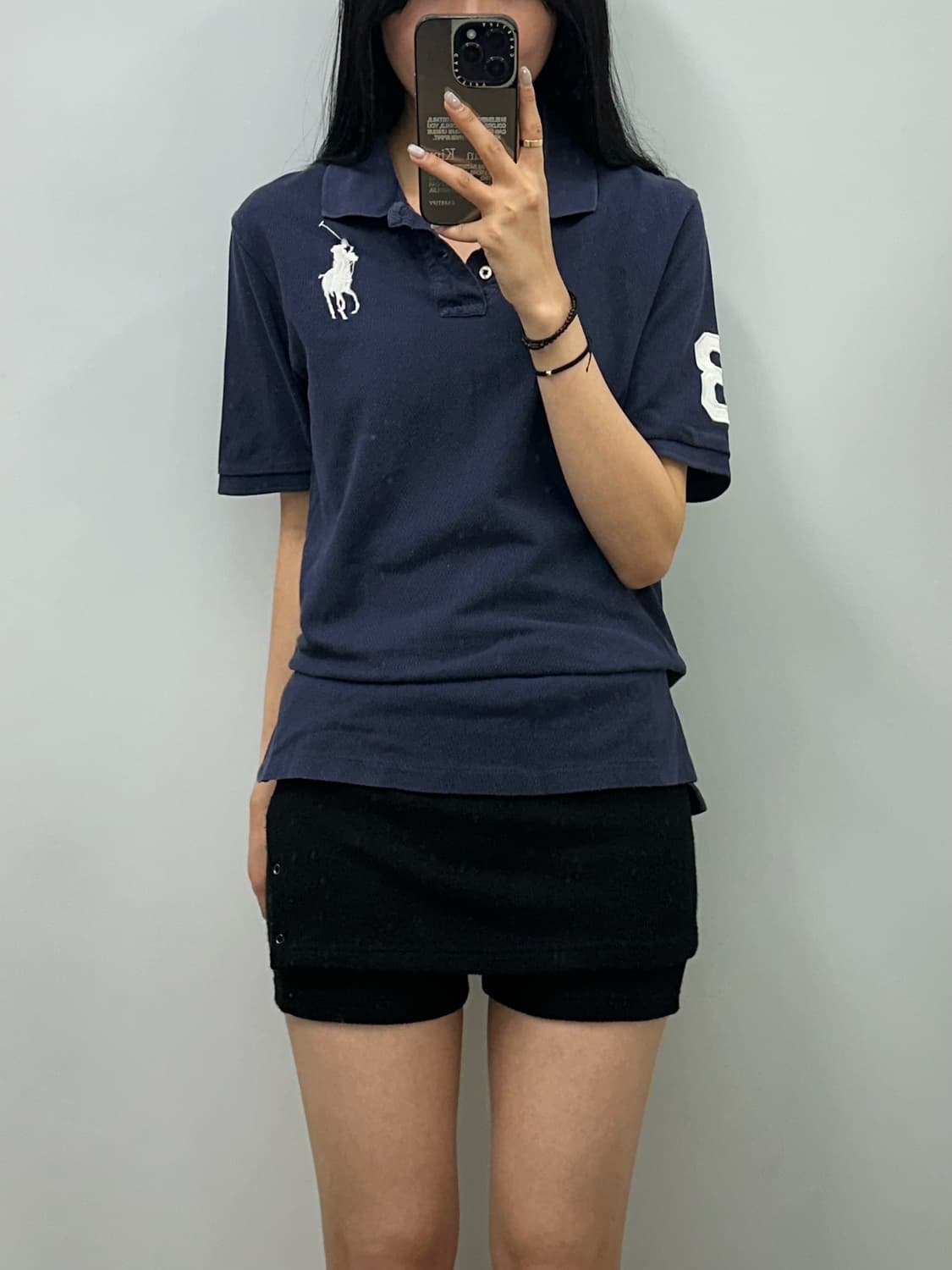 폴로 랄프로렌 빅포니 네이비 pk 반팔 티셔츠 상품이미지1