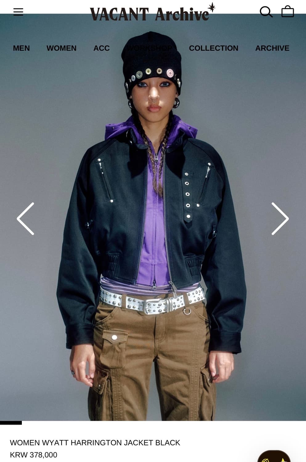 베이컨트 VACANT Archive Wyatt Harrington 자켓 상품이미지5