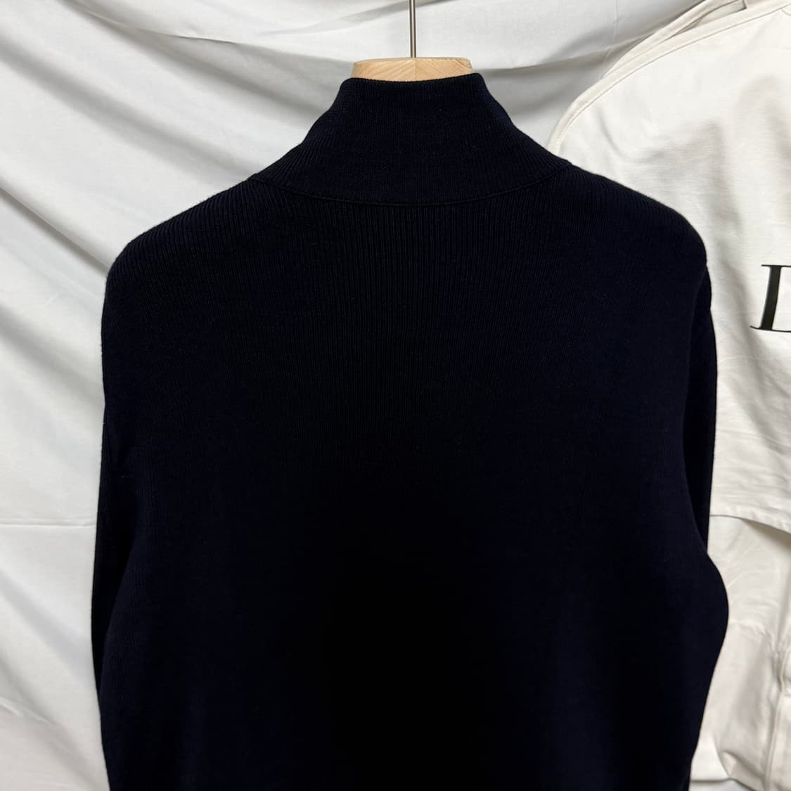 [S+급/L] 디올 오블리크 니트패딩 다크 네이비 풀구성 상품이미지5