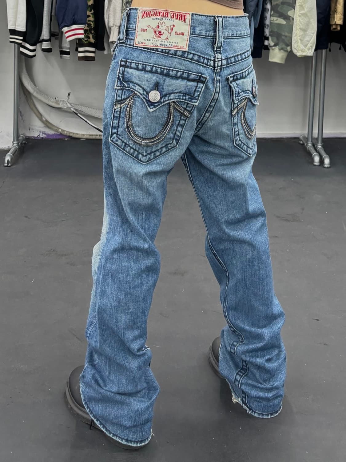 트루릴리전 레인보우 데님팬츠 상품이미지1