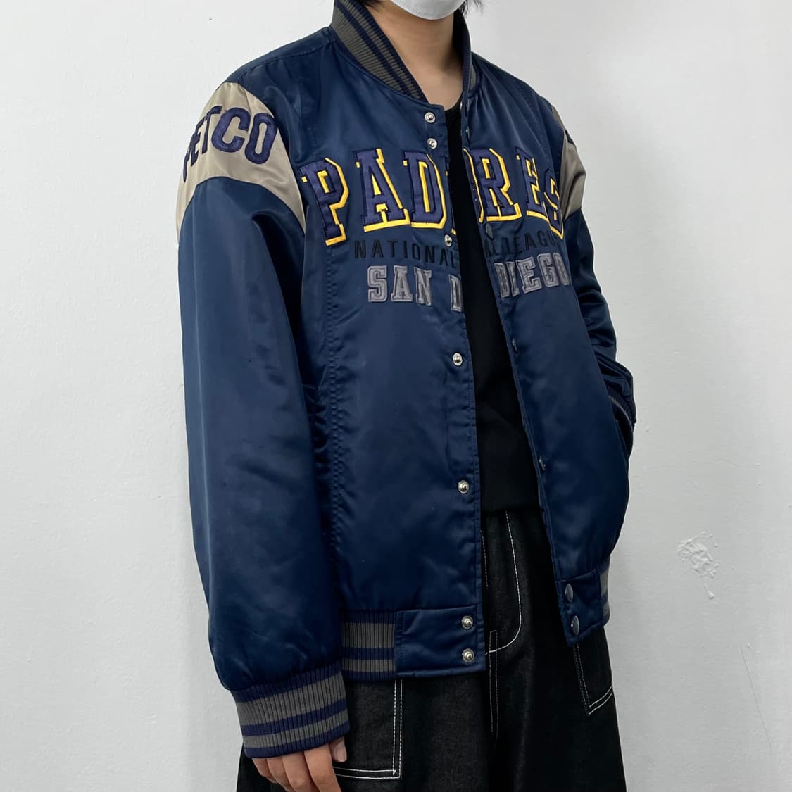 L(XL) MLB 샌디에이고 파드리스 테디 바시티자켓 상품이미지3
