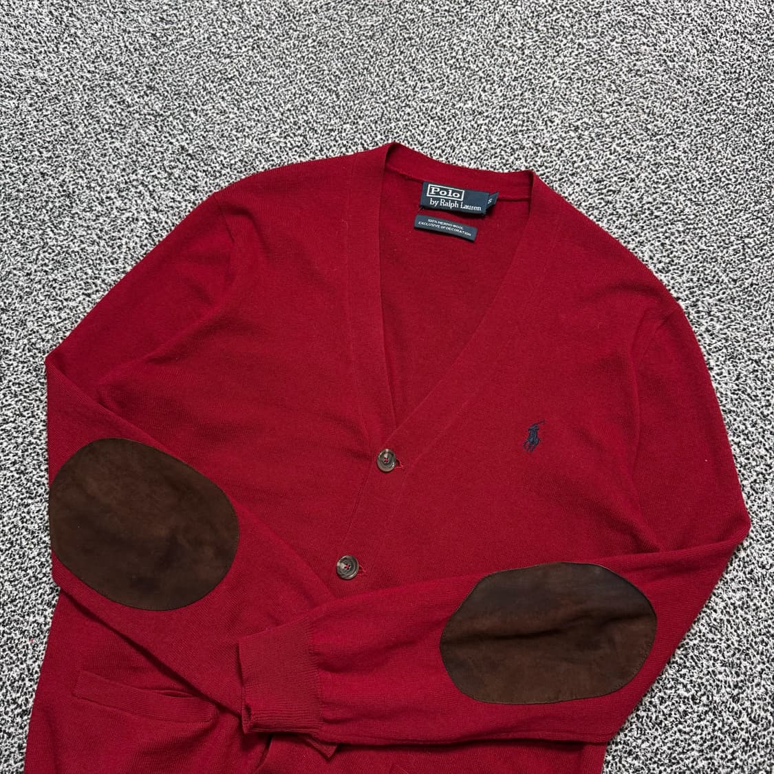 Name : 폴로 랄프로렌 시그니처로고 엘보우패치 가디건 :)  상품이미지2