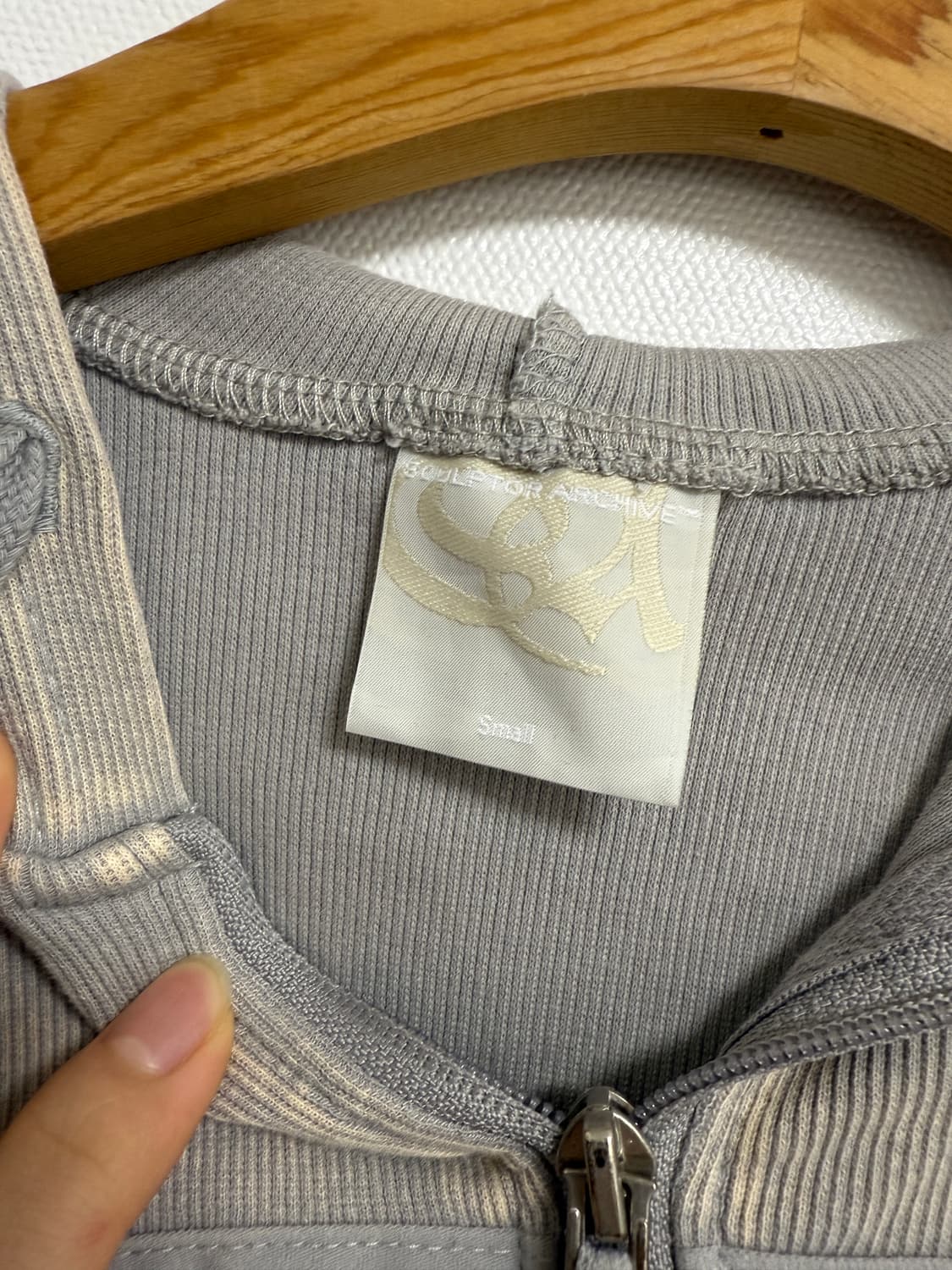 스컬프터 Washed Bondage Hoodie Washed Gray 상품이미지3