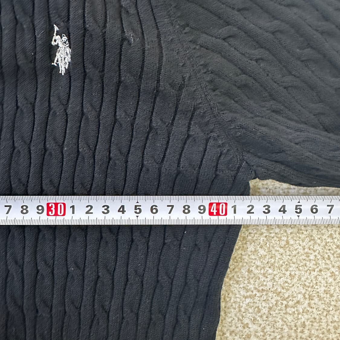 M US폴로 케이블 니트 가디건 0323D 상품이미지6