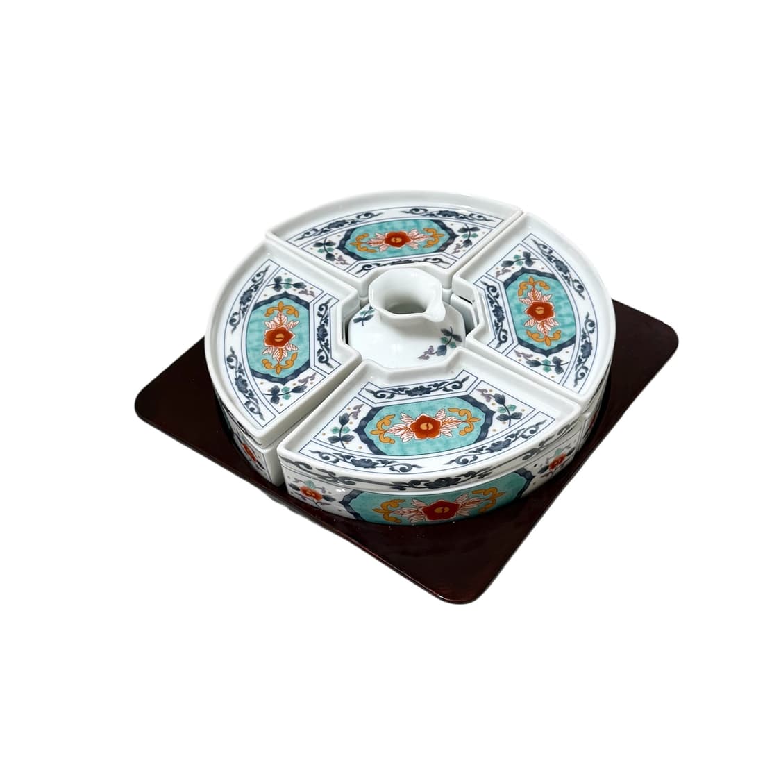 90s 로얄차이나 슈퍼화이트 구절판 상품이미지3