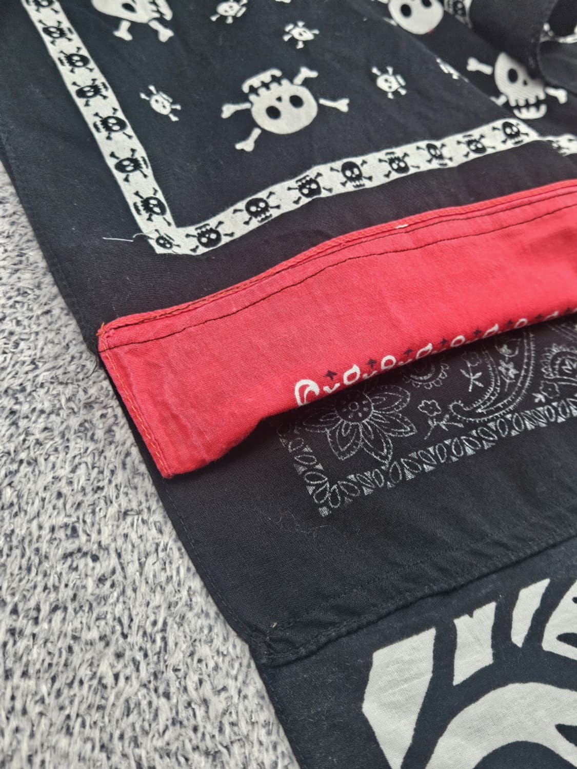 반다나 리워크 커스텀 스카프 머플러 / 10428 상품이미지4