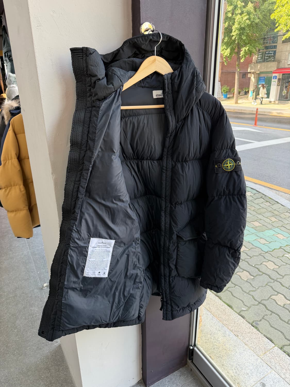 L/ 스톤아일랜드 가먼트다이드 오가닉 필텔라 롱패딩 상품이미지7