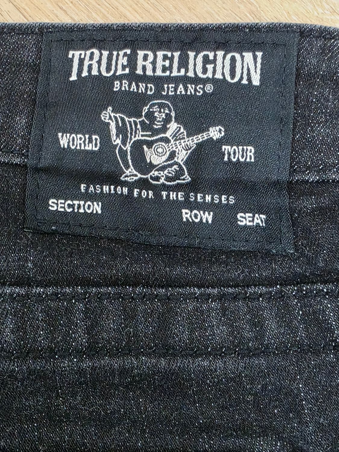 트루릴리전 부츠컷 흑청 기모 데님 팬츠 32 상품이미지3