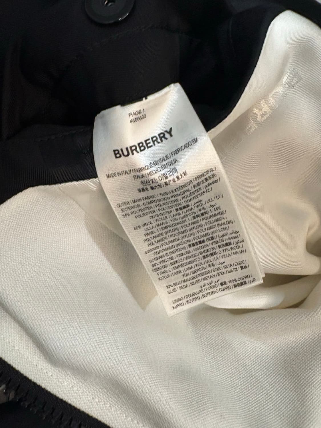 Burberry 해링턴 울 블랜드 자켓 상품이미지4