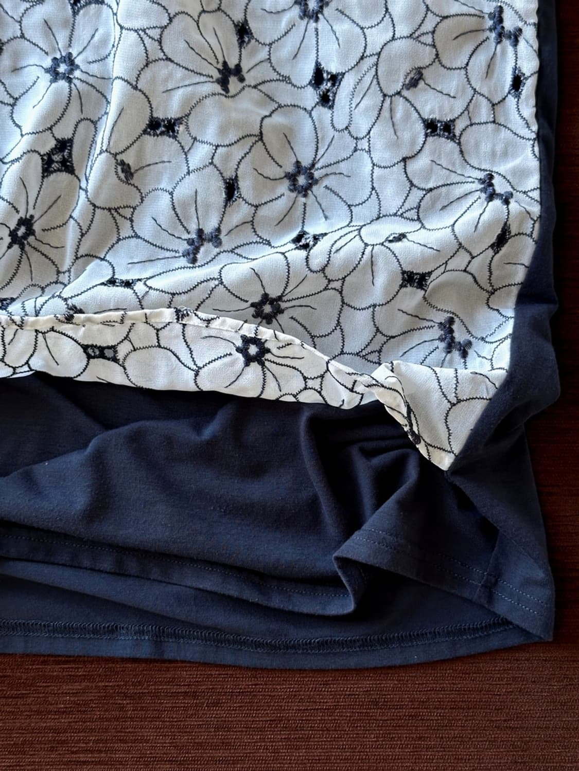Fake layered sleeveless top 상품이미지3