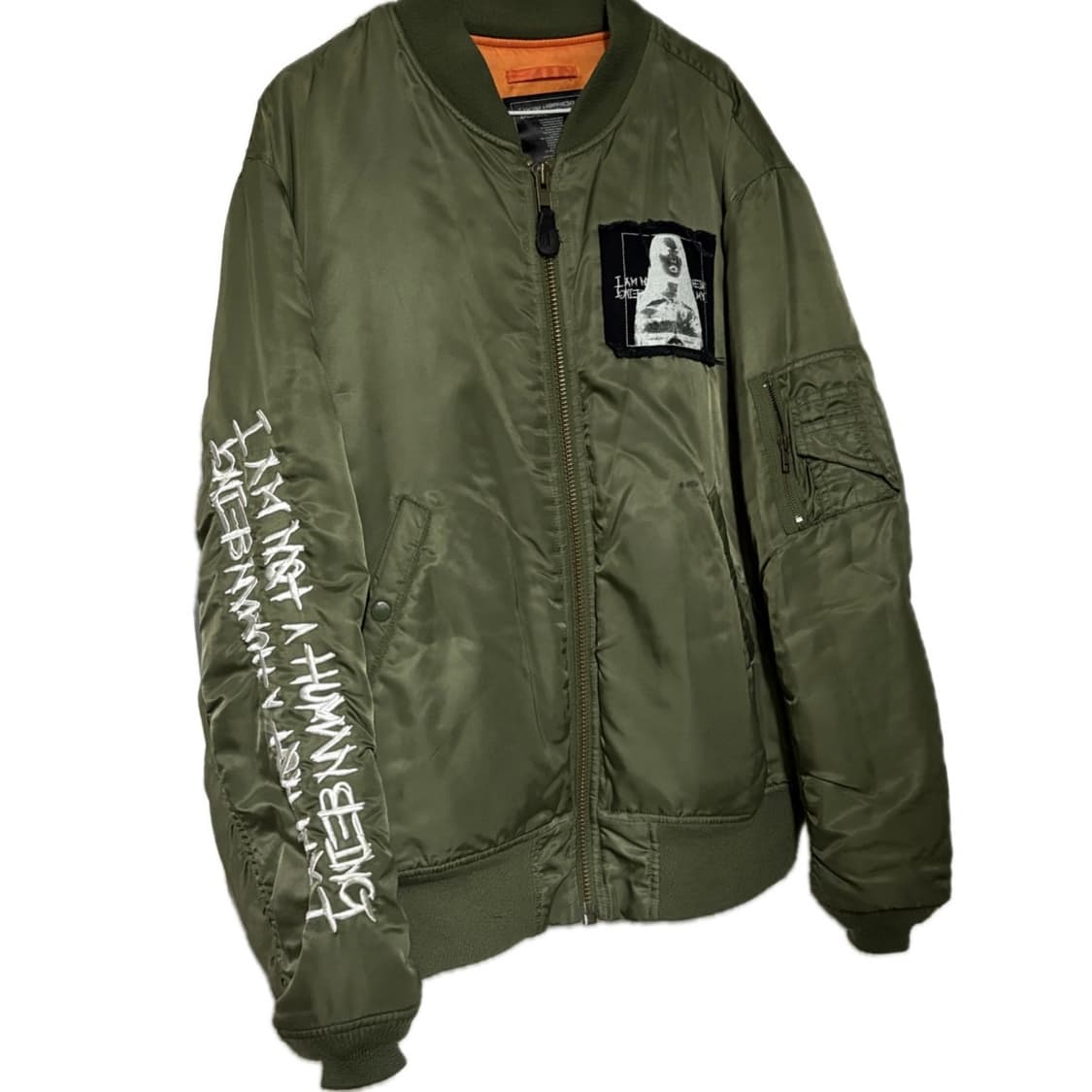 아임낫어휴먼비잉 ma-1 항공점퍼 봄버자켓 상품이미지1