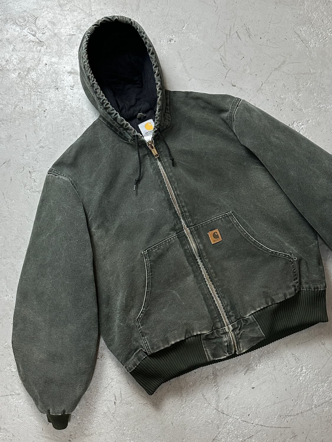 00's OG 칼하트 J130 액티브 자켓 칼하트 MOS 모스그린 상품이미지5