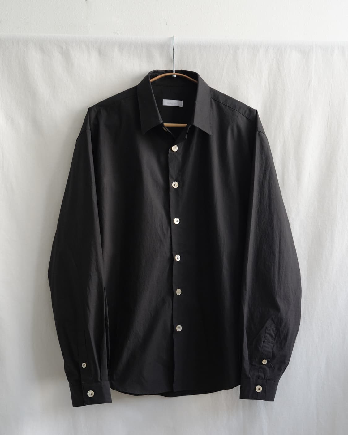 씨솔트 seasalt 페이지 코튼 셔츠 잉크블랙 2사이즈 판매 상품이미지1