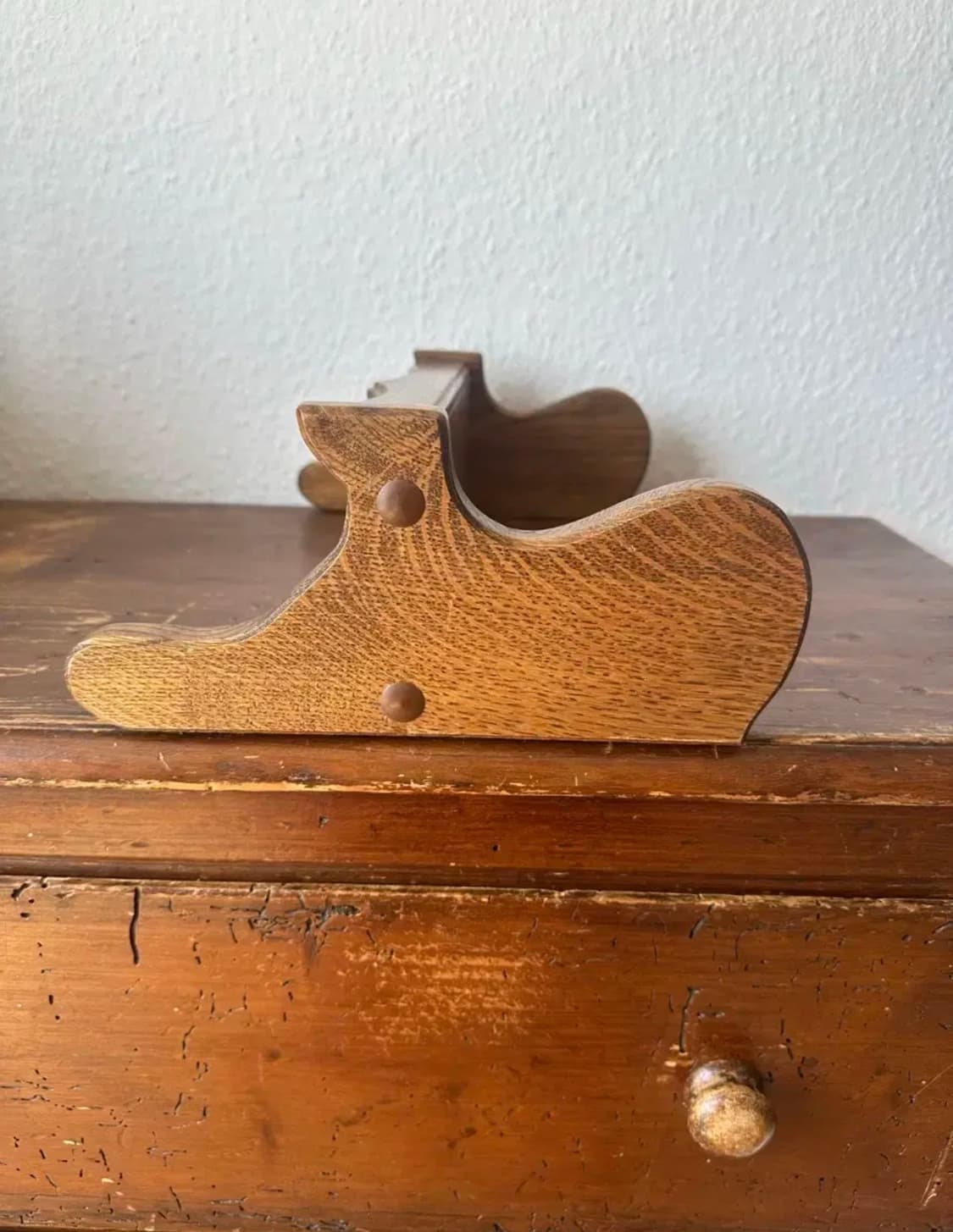 독일)빈티지 우드 벽선반 상품이미지5