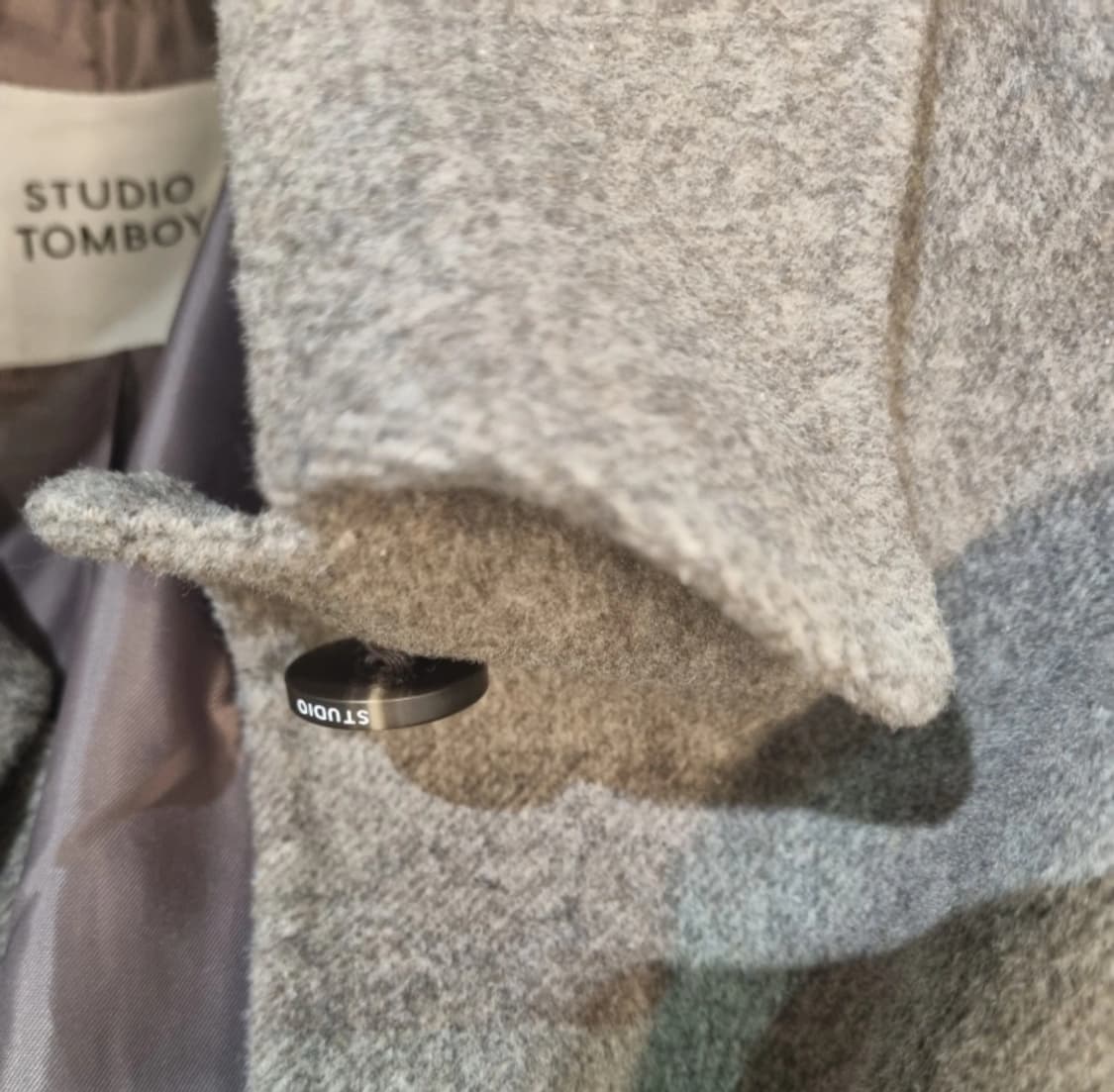 STUDIO TOMBOY 스튜디오 톰보이 모 혼방 코트 상품이미지4