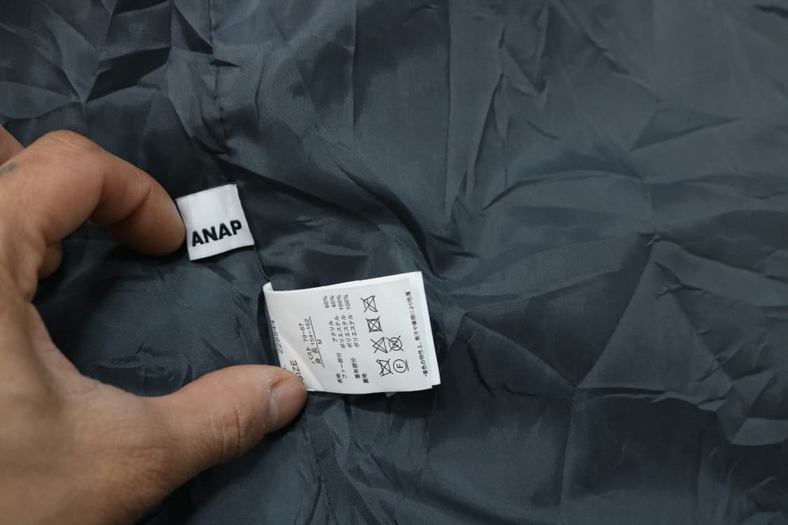 ANAP 아나프 챠콜 그레이 페이크 퍼 베스트 상품이미지9