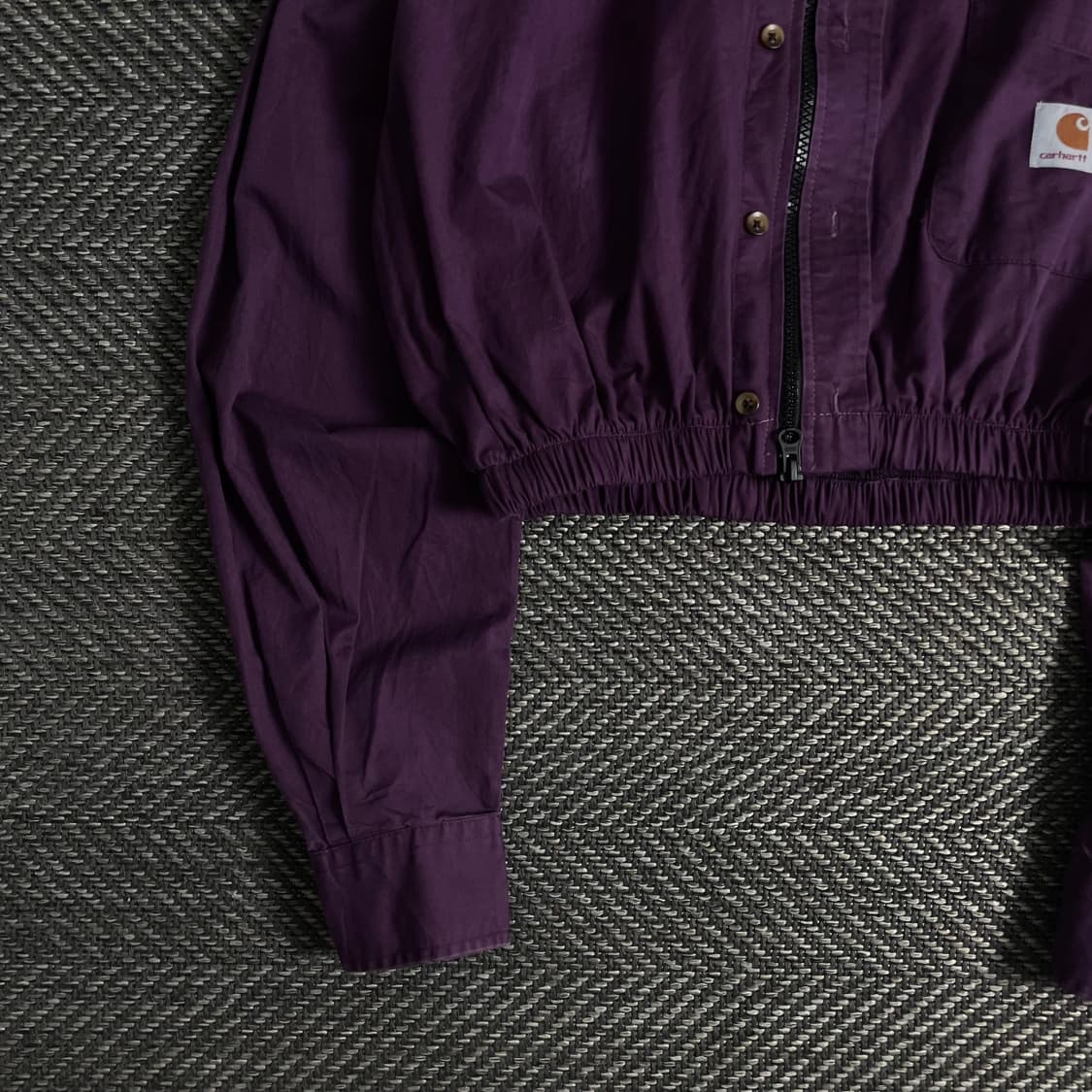 칼하트 크롭 리메이크 투웨이 셔츠 자켓y 3240 상품이미지4