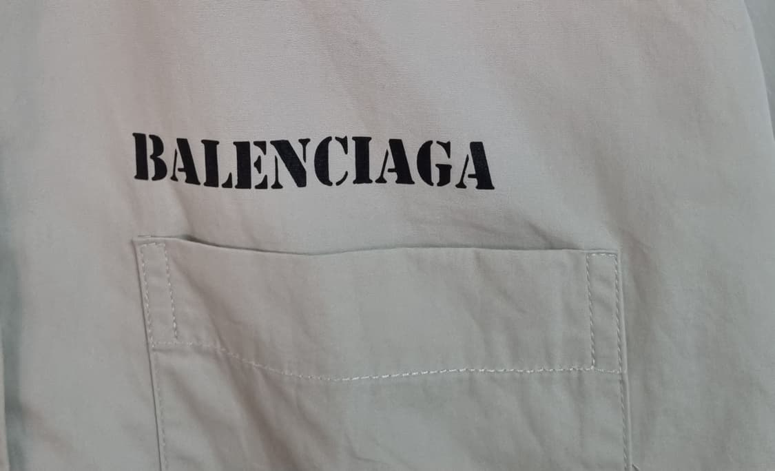 XXL (110) 발렌시아가 베이지 셔츠 상품이미지3