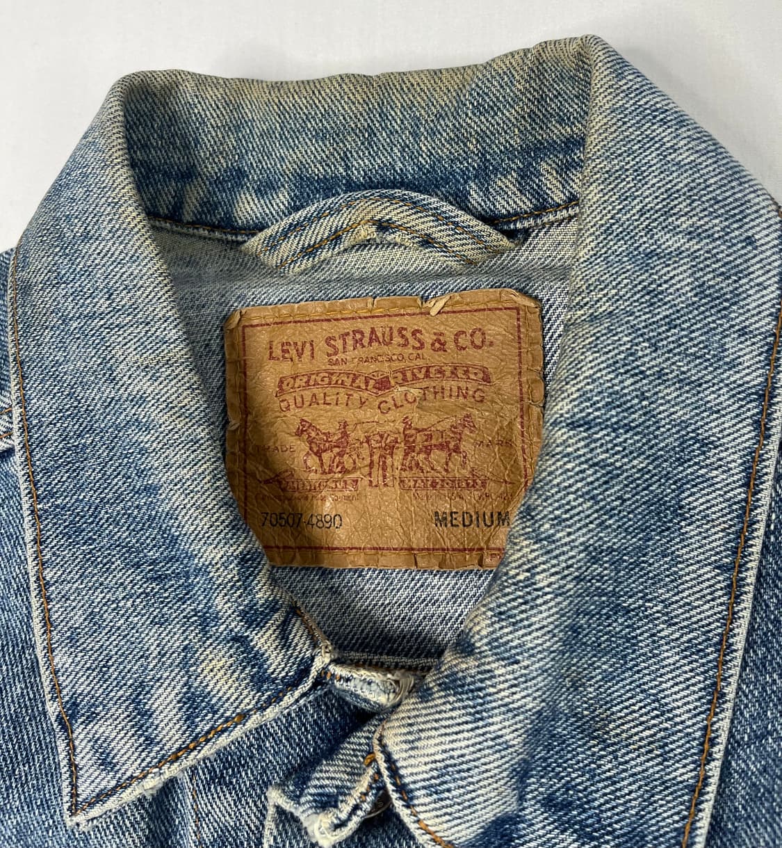 90s 리바이스 70507 데님 자켓 상품이미지10
