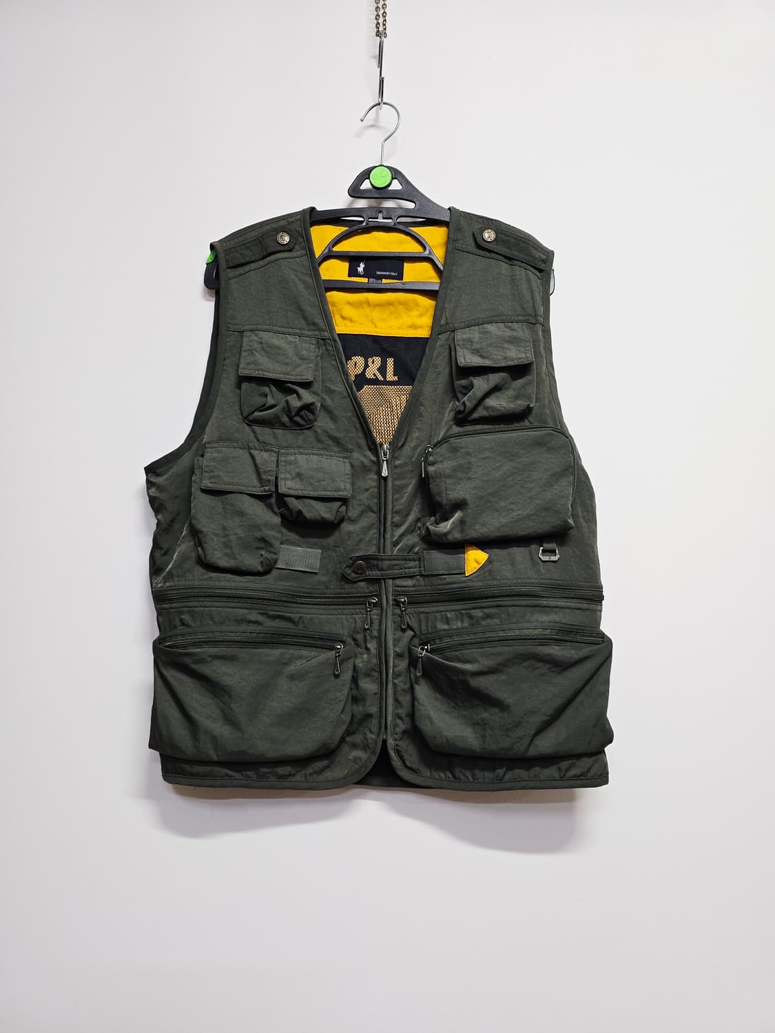 낚시조끼 카키색 포켓 베스트 상품이미지1