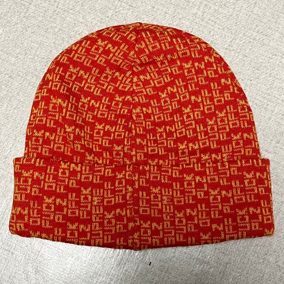 슈프림 퍽 오프 비니 레드 - 25SS 상품이미지3